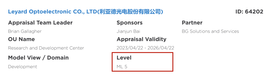 全球最高等级认证 | 云顶yd222线路检测中心获CMMI 5证书